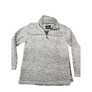 Boxercraft Pullover Sweater Mens Large Sherpa Fleece Half Zip Soft Cozy Warm
